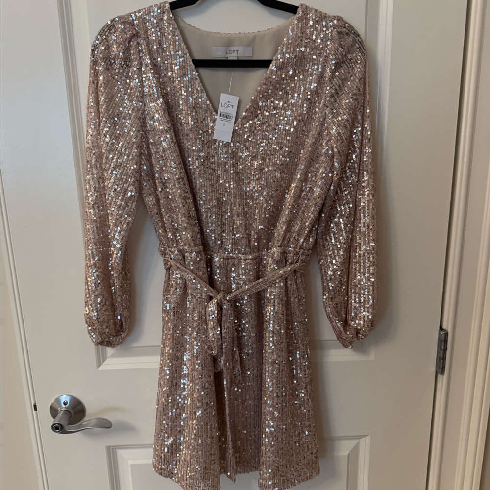 Glitter LOFT dress NWT